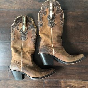 Leather Cowboy Boots